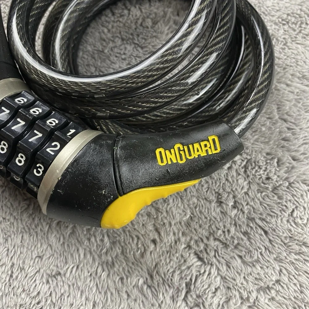 OnGuard Rottweiler Armored Cable Bike Lock Combination